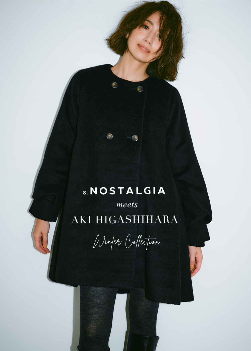 &.NOSTALGIA meets AKI HIGASIHARA Winter Colletion